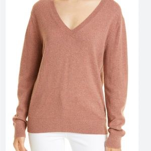 Vince, cashmere sweater, weekend, Vintage Heather Rose- size Small
